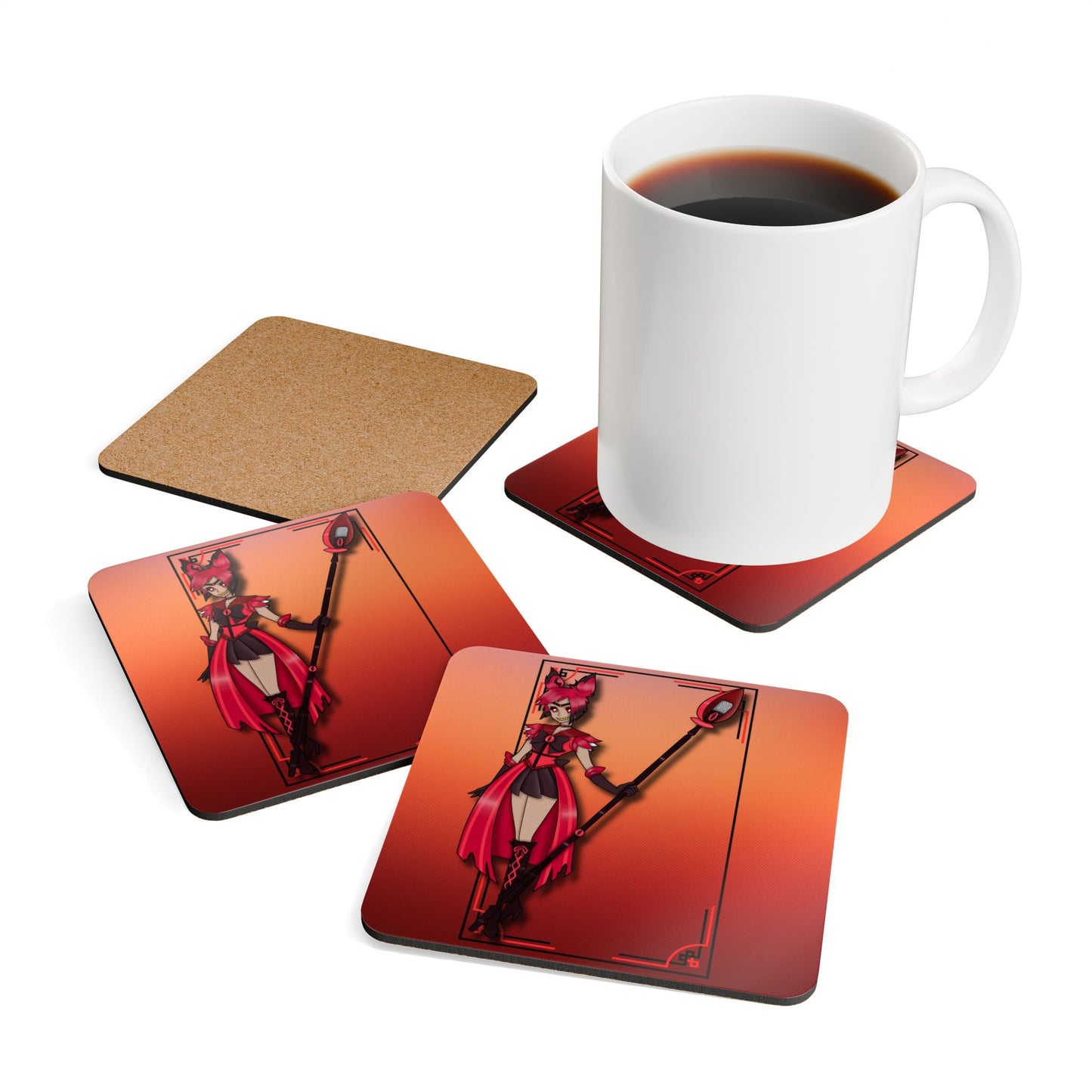 Space Warrior Alastor Corkwood Coaster Set