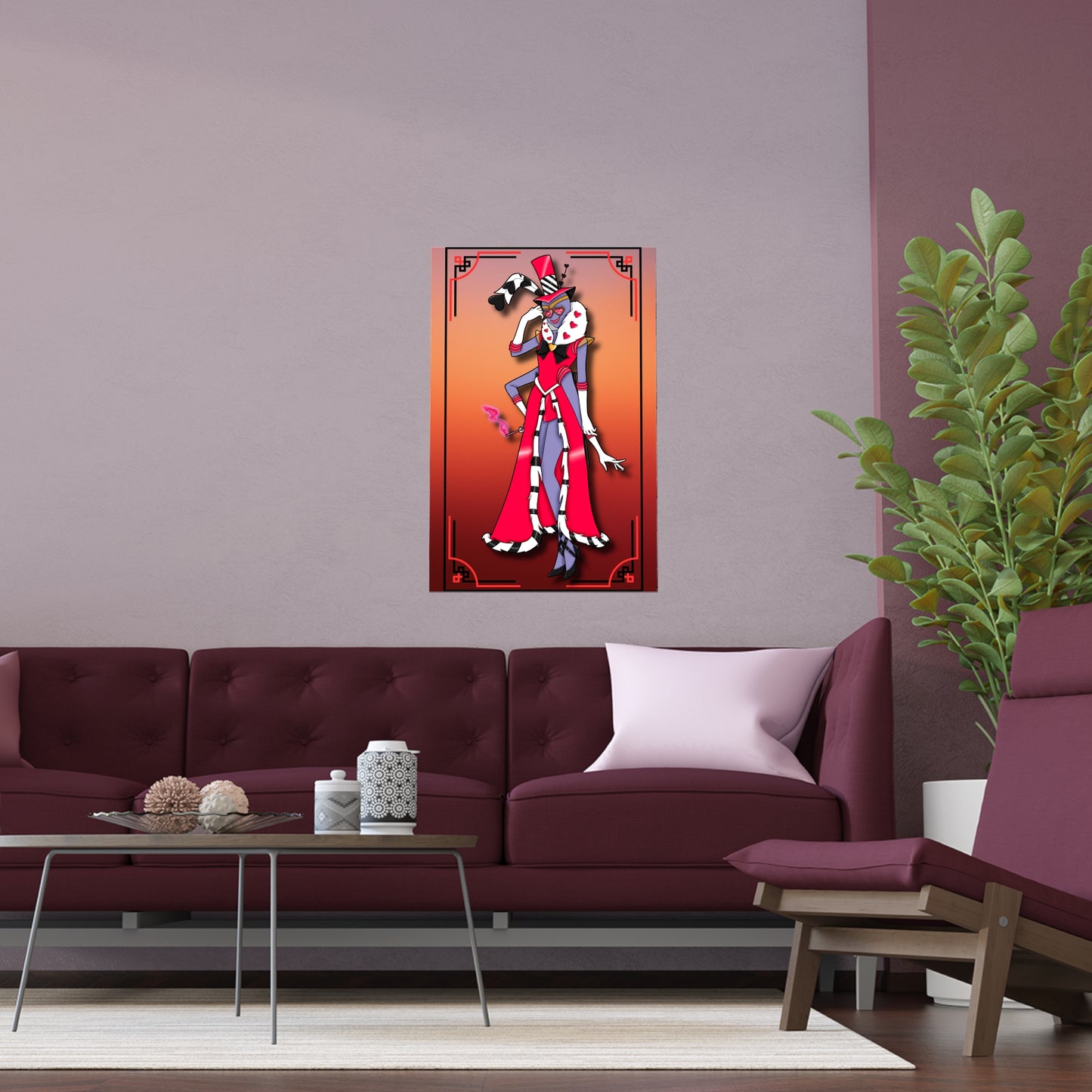 Space Warrior Valentino Indoor and Outdoor Silk Posters