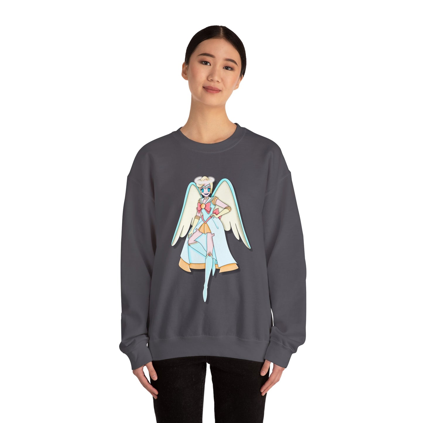 Space Warrior Saint Peter Heavy Blend™ Crewneck Sweatshirt