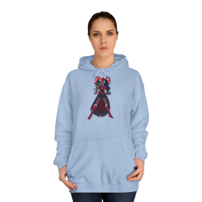 Space Warrior Velvette College Hoodie