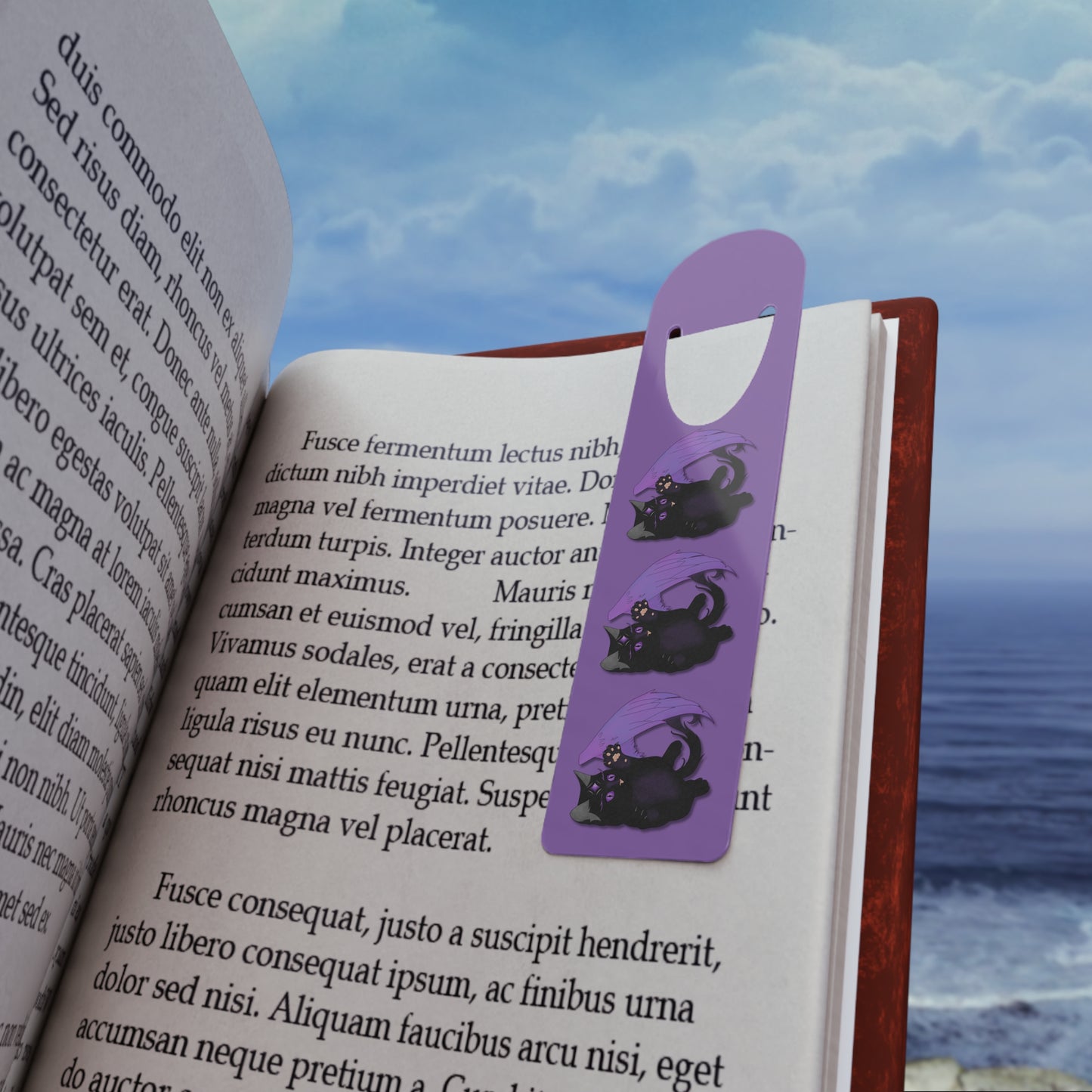 Winged Kitten Bookmark