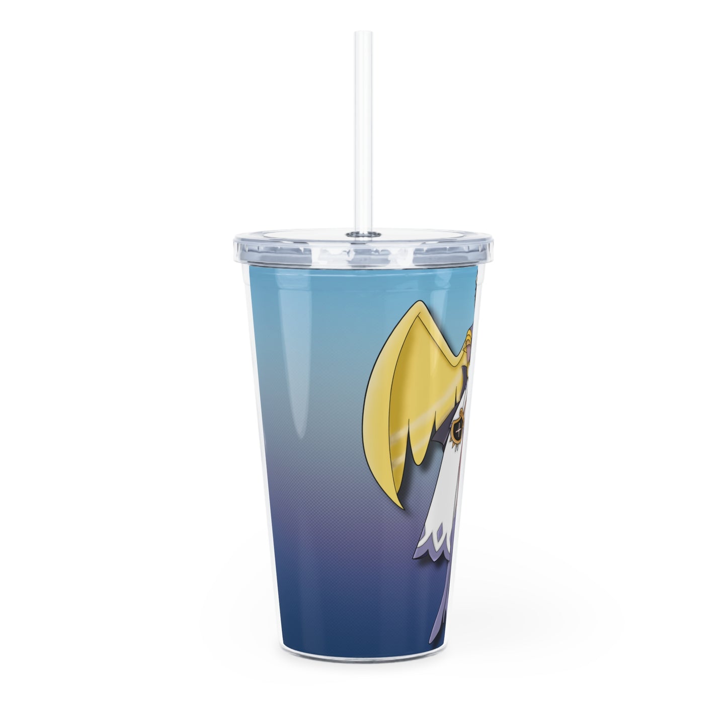 Space Warrior Adam Plastic Tumbler with Straw