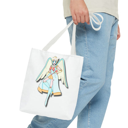 Space Warrior Saint Peter Tote Bag