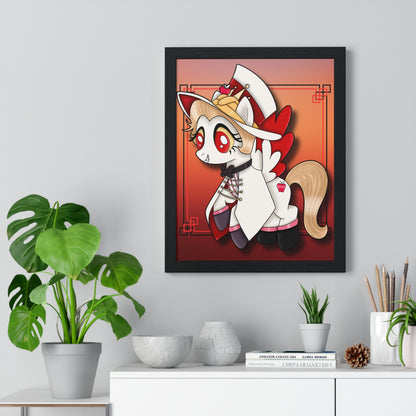 Pony Lucifer Vertical Framed Poster