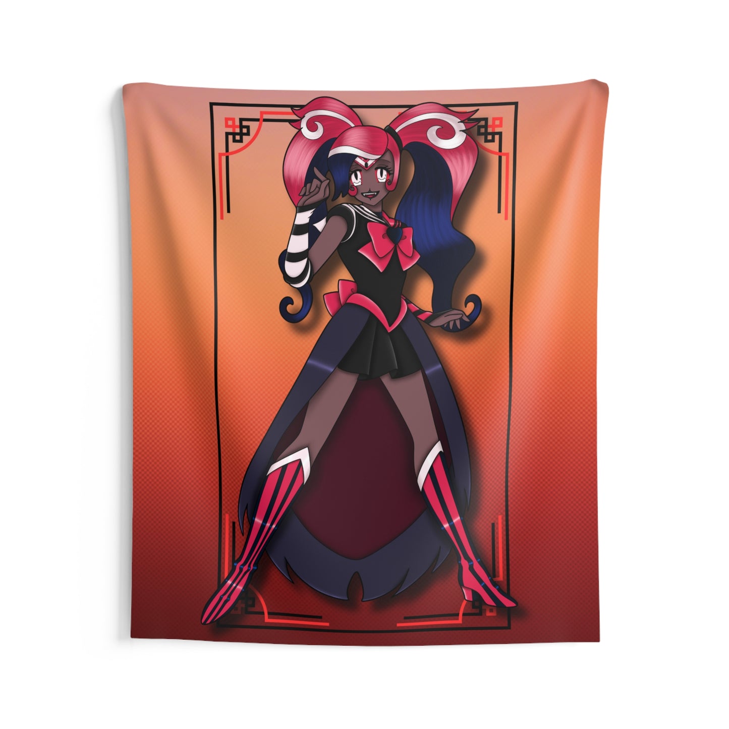 Space Warrior Velvette Indoor Wall Tapestries