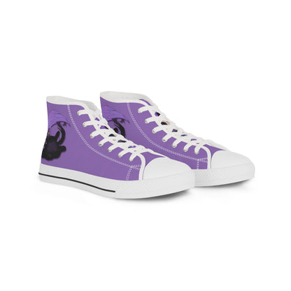 Winged Kitten Men's High Top Sneakers