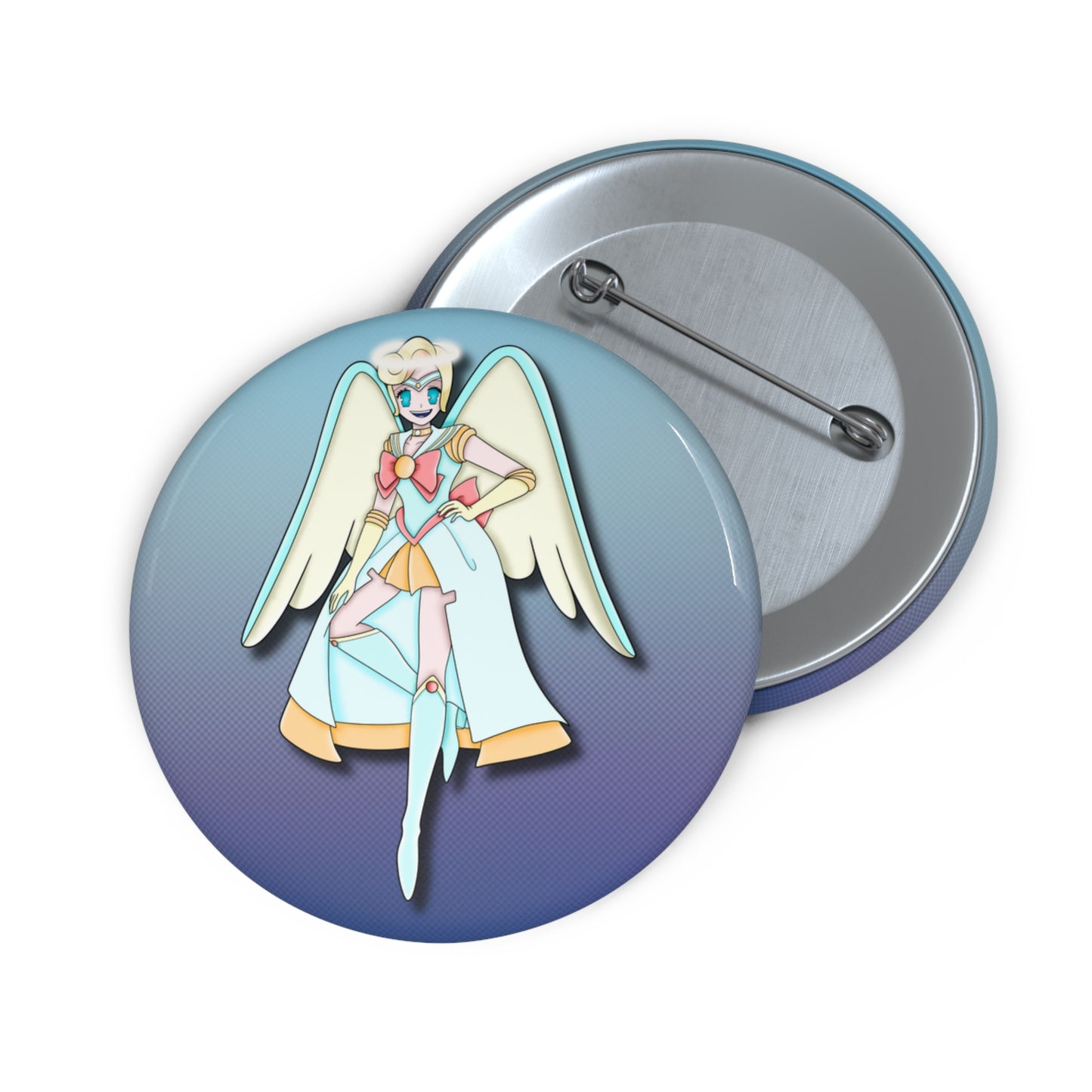 Space Warrior Saint Peter Pin Button