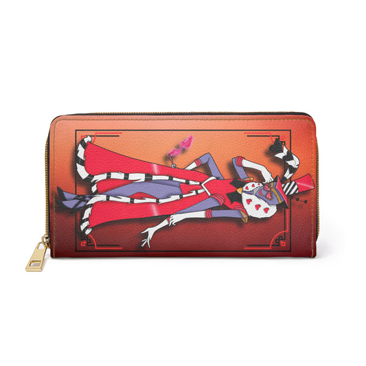 Space Warrior Valentino Zipper Wallet