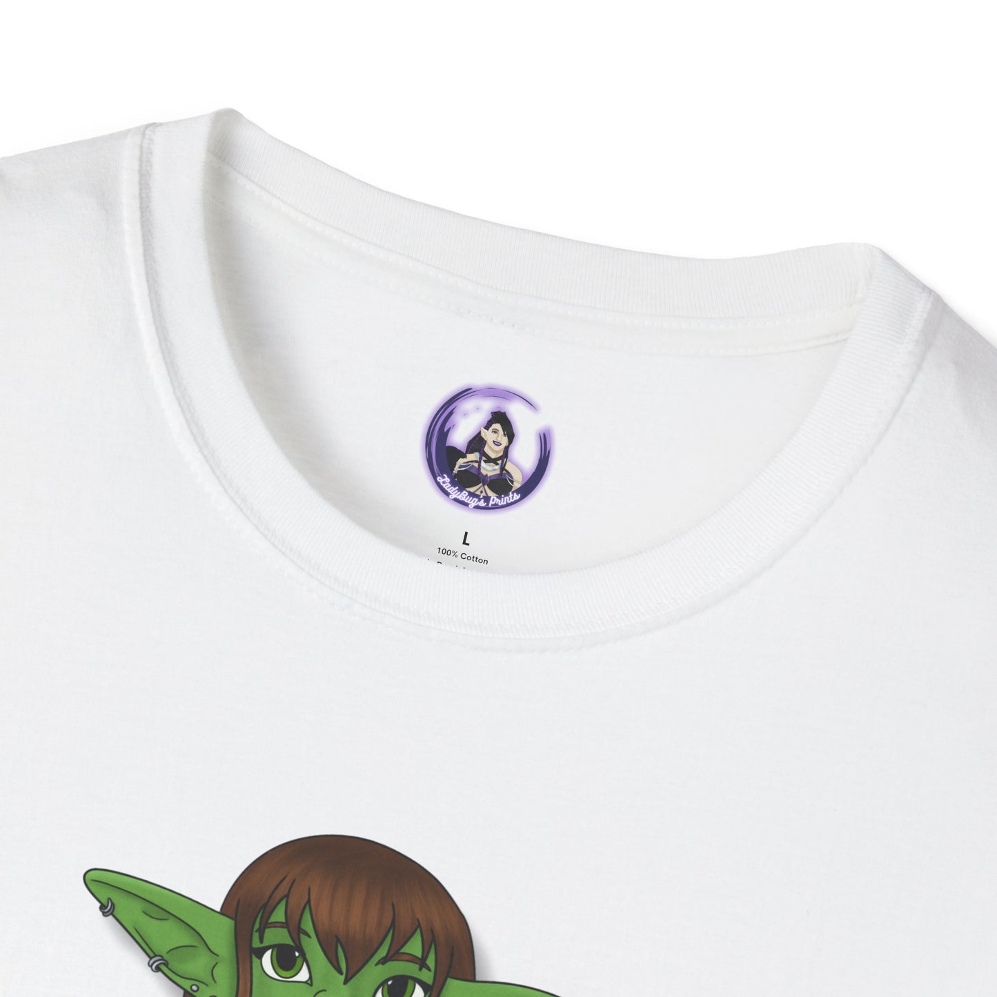 Goblin on a d20 Unisex Softstyle T-Shirt