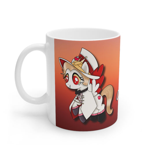 Pony Lucifer White Ceramic Mug