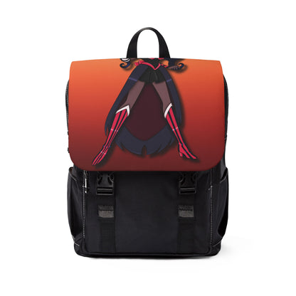 Space Warrior Velvette Casual Shoulder Backpack