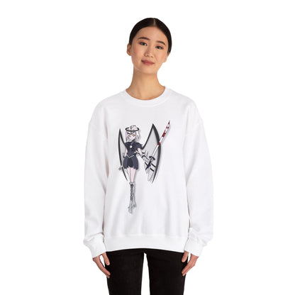 Space Warrior Lute Heavy Blend™ Crewneck Sweatshirt