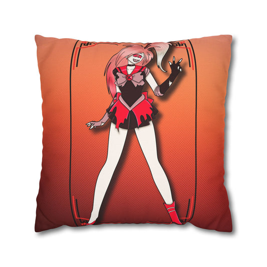 Space Warrior Cherri Bomb Spun Polyester Square Pillowcase