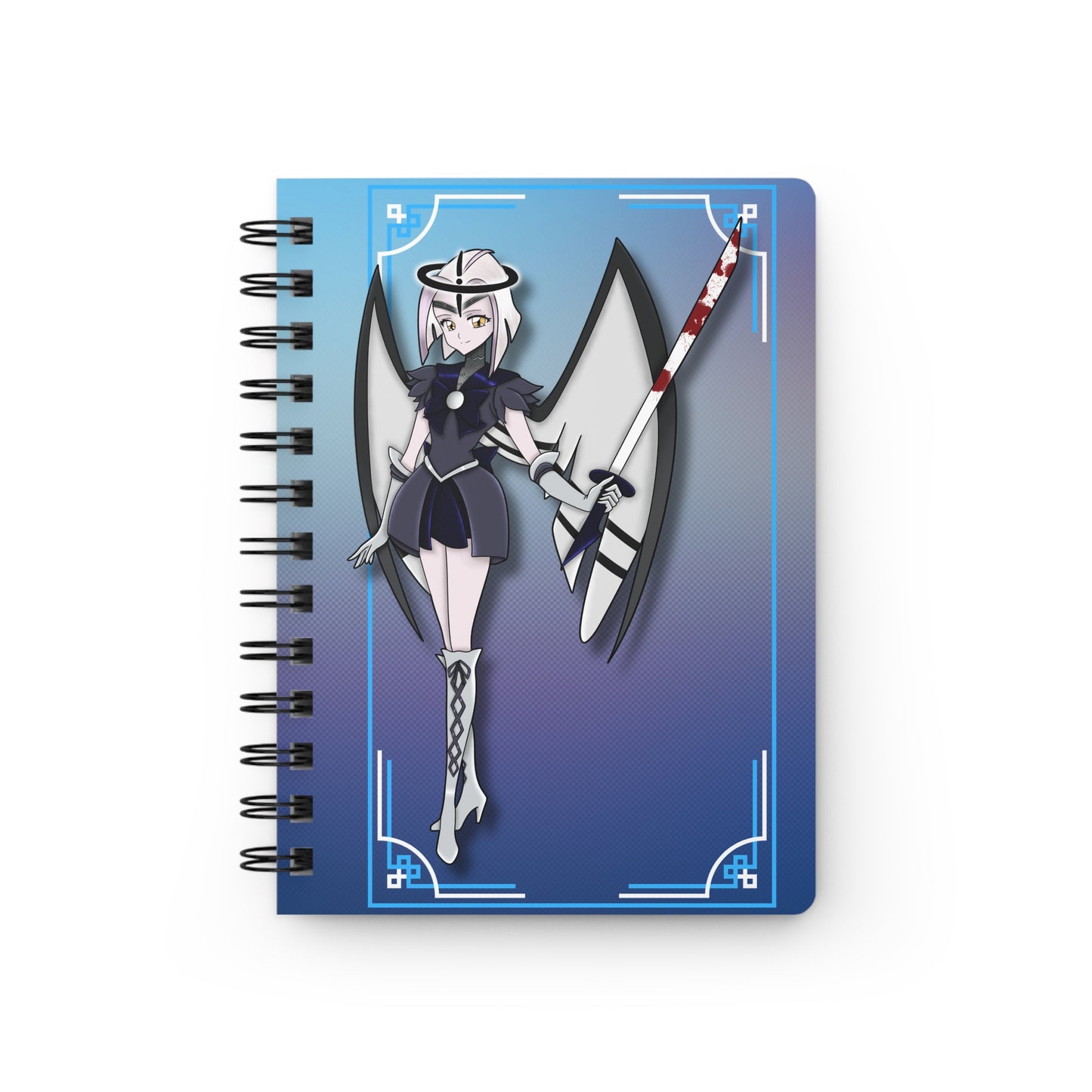 Space Warrior Lute Spiral Bound Journal