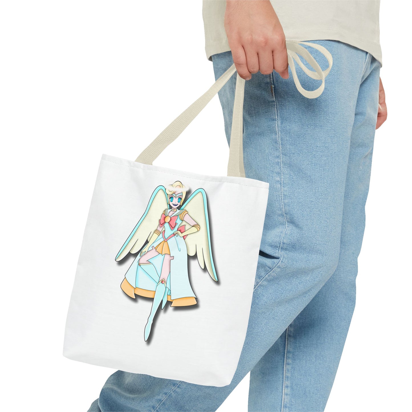 Space Warrior Saint Peter Tote Bag