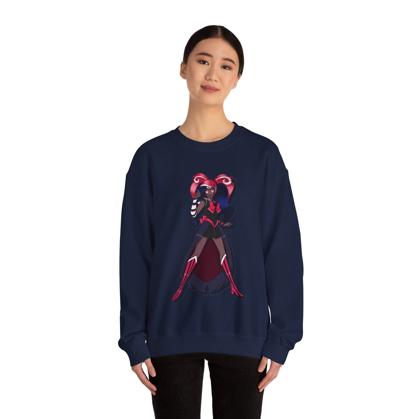 Space Warrior Velvette Heavy Blend™ Crewneck Sweatshirt