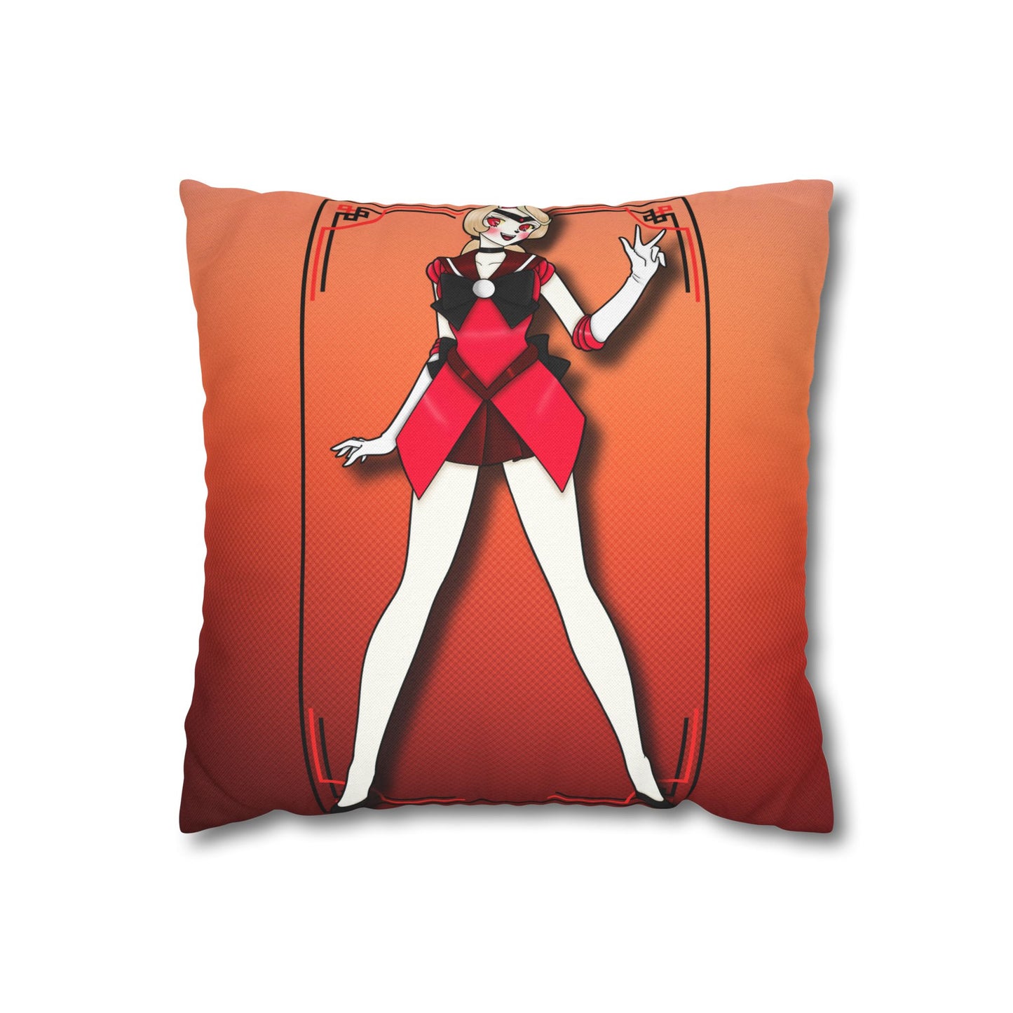 Space Warrior Charlie Spun Polyester Square Pillowcase