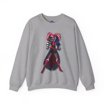 Space Warrior Velvette Heavy Blend™ Crewneck Sweatshirt