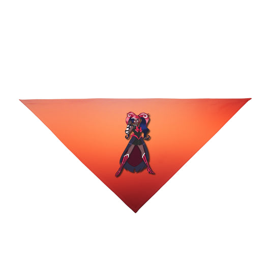 Space Warrior Velvette Pet Bandana