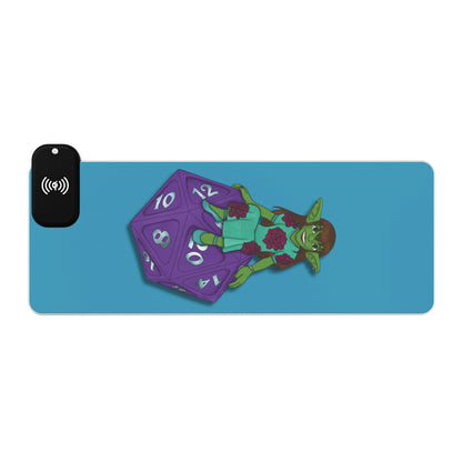 Goblin on a d20 LED Gaming Mouse Pad