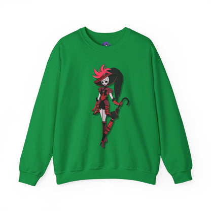 Space Warrior Rosie Heavy Blend™ Crewneck Sweatshirt