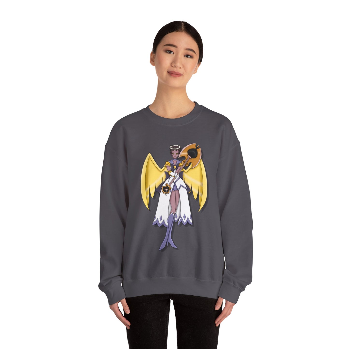 Space Warrior Adam Heavy Blend™ Crewneck Sweatshirt