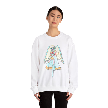 Space Warrior Saint Peter Heavy Blend™ Crewneck Sweatshirt