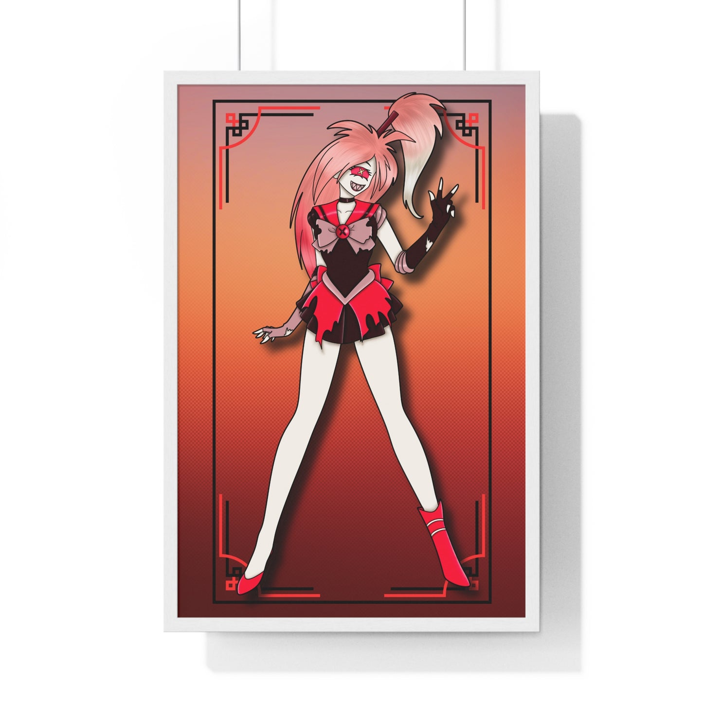 Space Warrior Cherri Bomb Vertical Framed Poster