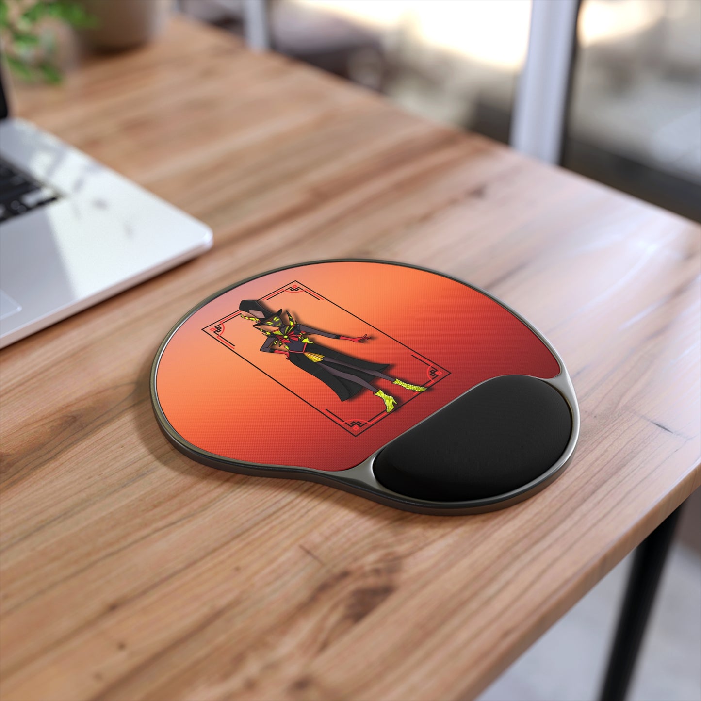 Space Warrior Zestial Mouse Pad With Wrist Rest