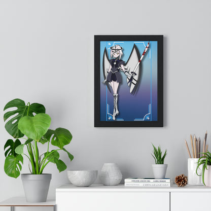 Space Warrior Lute Vertical Framed Poster