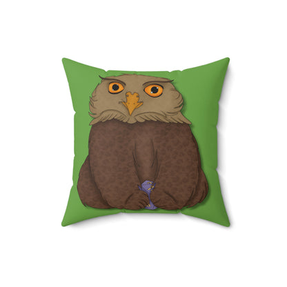 Owlbear Cub Spun Polyester Square Pillow