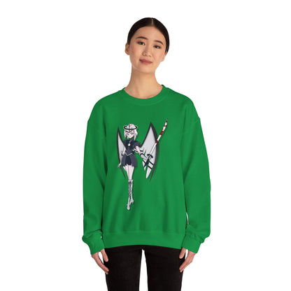 Space Warrior Lute Heavy Blend™ Crewneck Sweatshirt