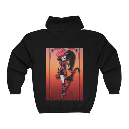 Space Warrior Rosie Unisex Heavy Blend™ Full Zip Hooded Sweatshirt