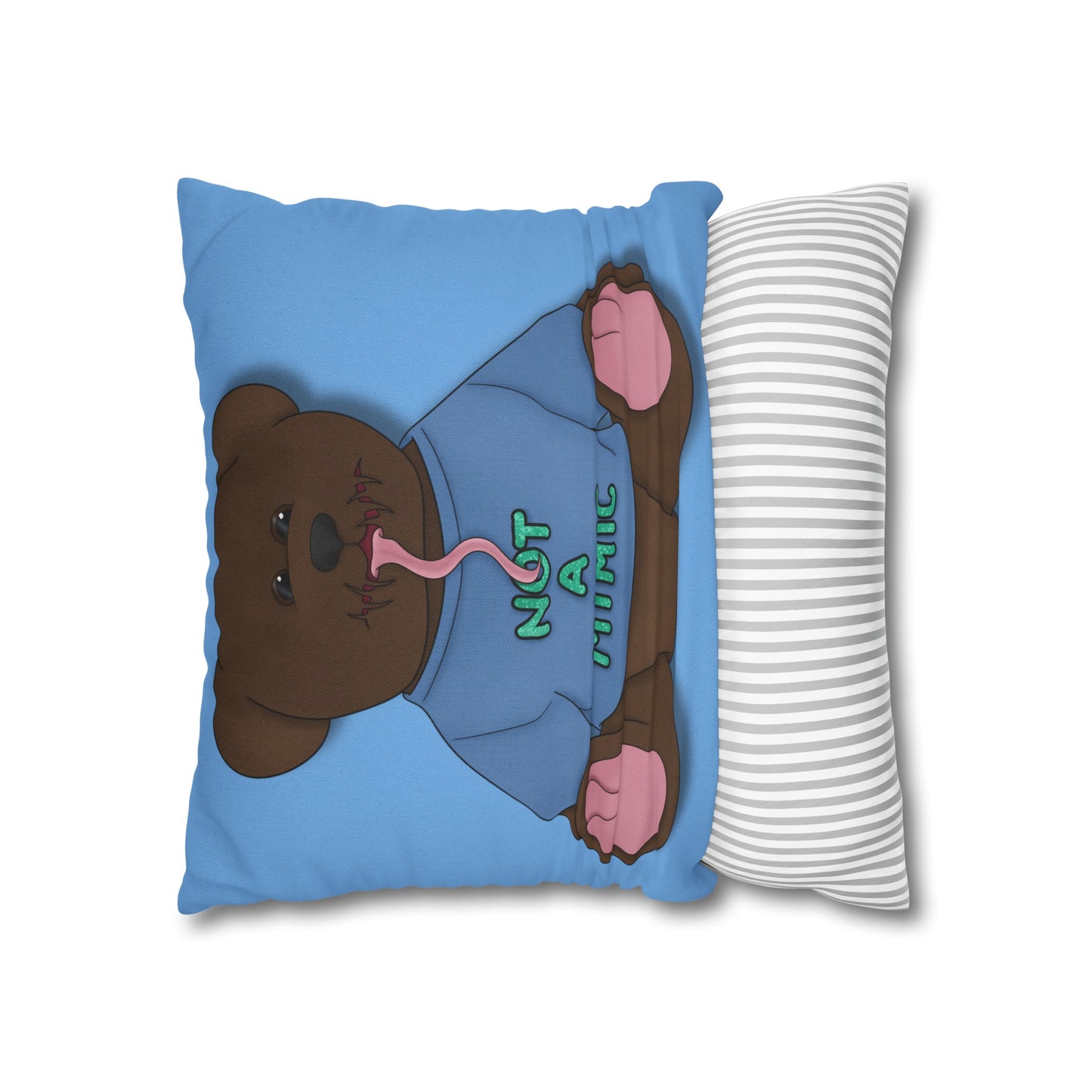 (Not a) Mimic Spun Polyester Square Pillowcase