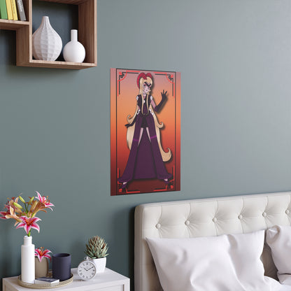 Space Warrior    Lilith Indoor and Outdoor Silk Posters