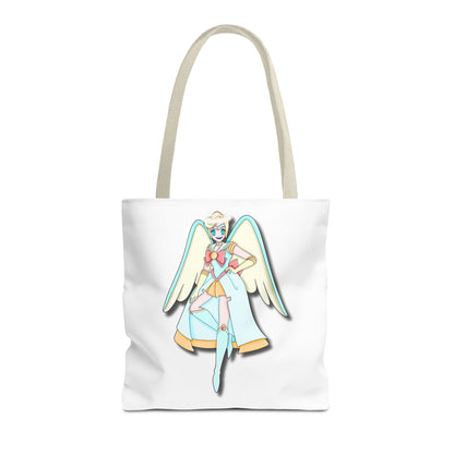 Space Warrior Saint Peter Tote Bag