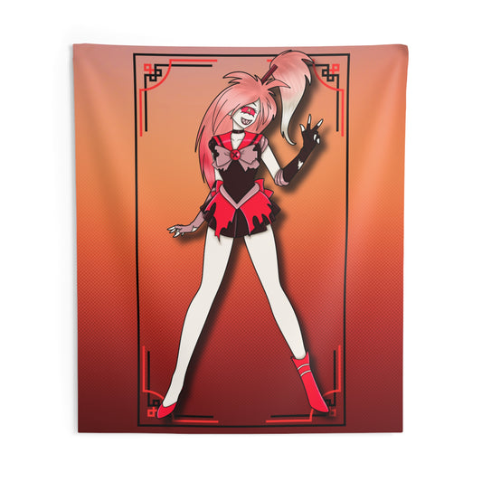 Space Warrior Cherri Bomb Indoor Wall Tapestries