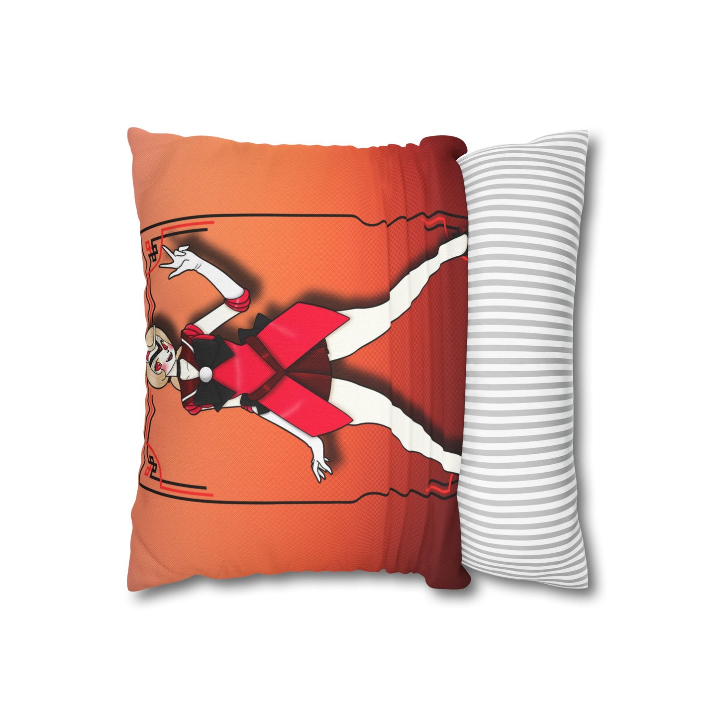 Space Warrior Charlie Spun Polyester Square Pillowcase