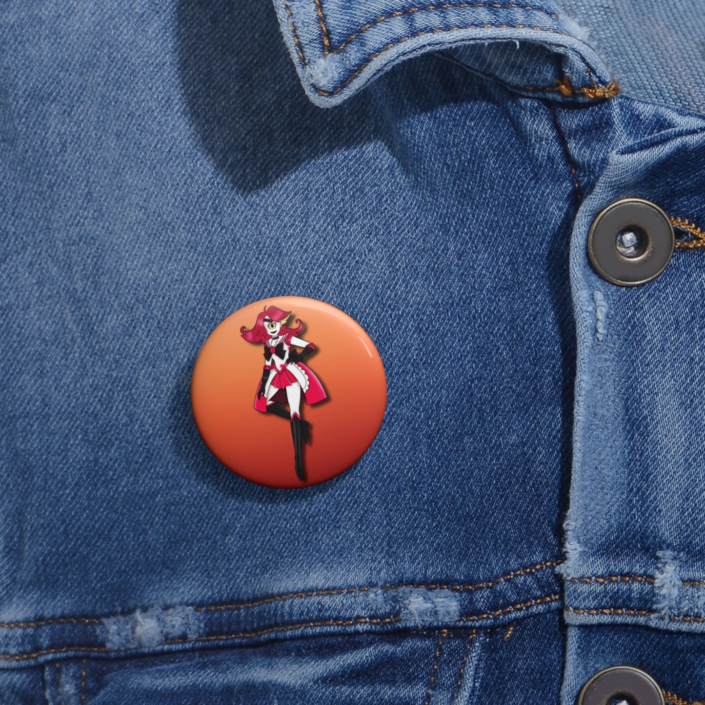 Space Warrior Niffty Pin Button