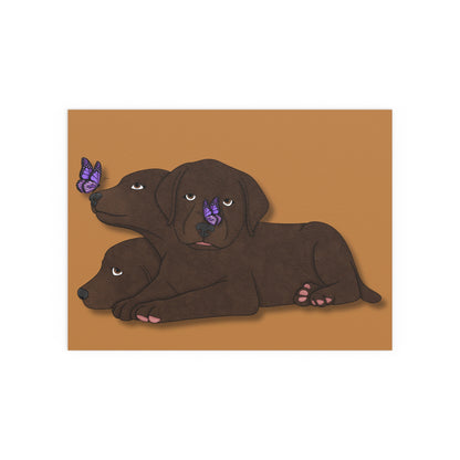 Cerberus Puppy Indoor and Outdoor Silk Posters