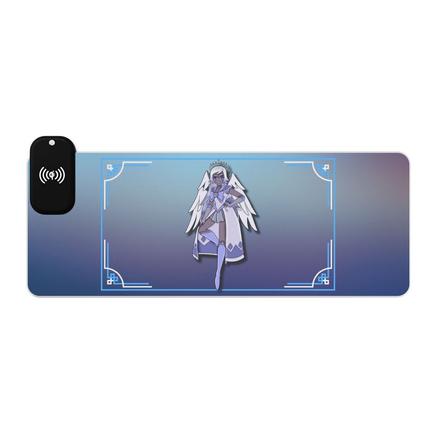 Space Warrior Emily LED Gaming Mouse Pad