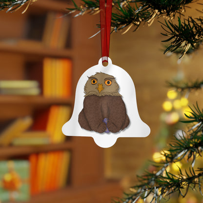 Owlbear Cub Metal Ornaments