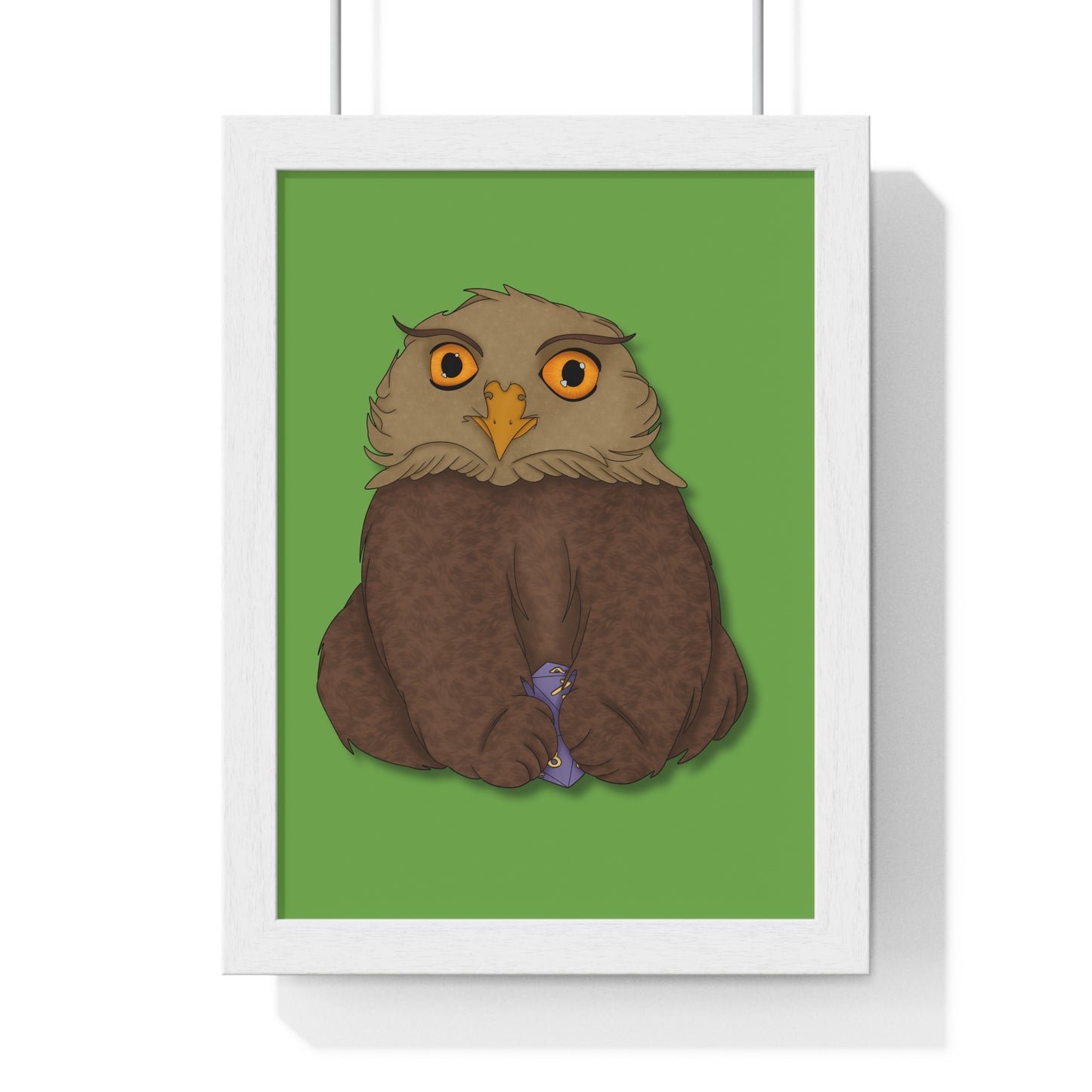 Owlbear Cub Vertical Framed Poster