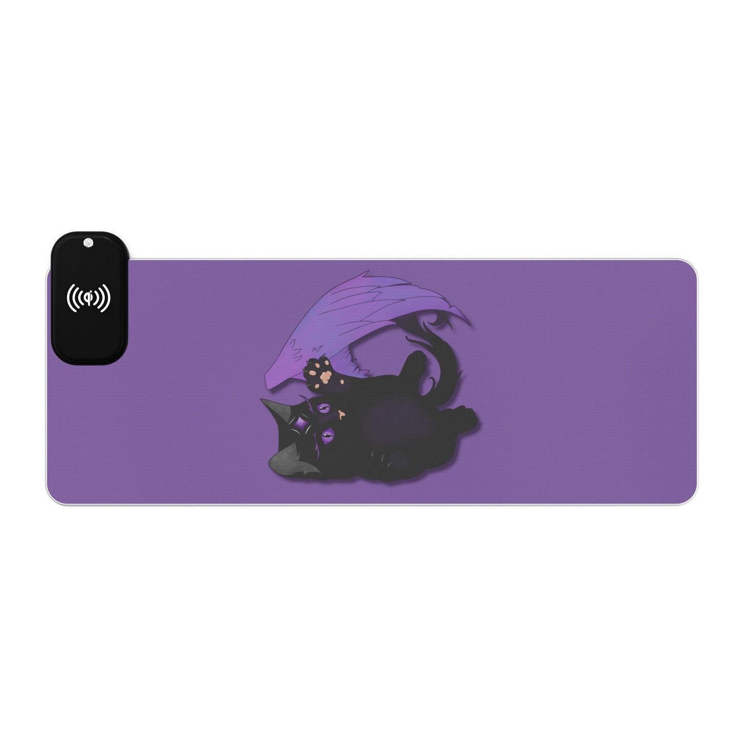 Winged Kitten LED Gaming Mouse Pad