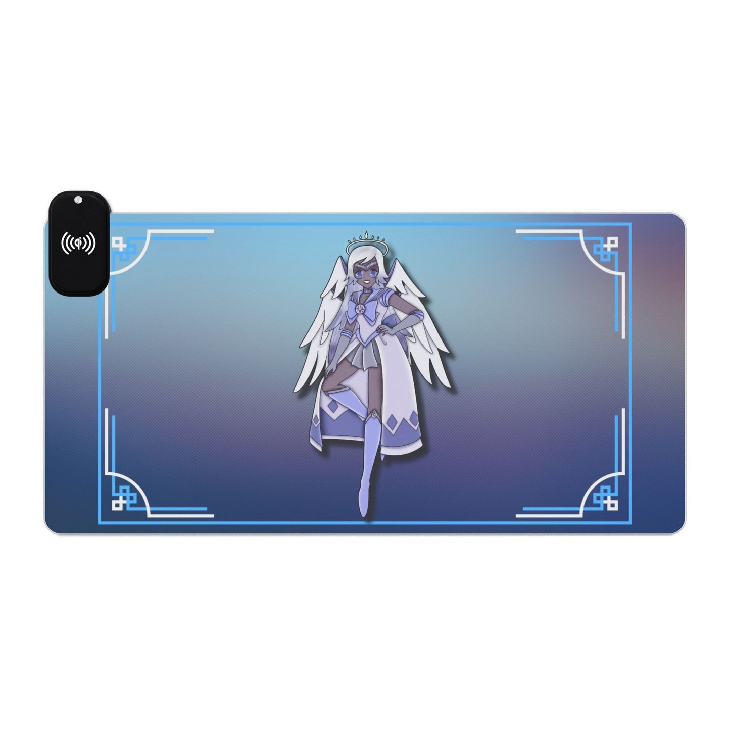 Space Warrior Emily LED Gaming Mouse Pad