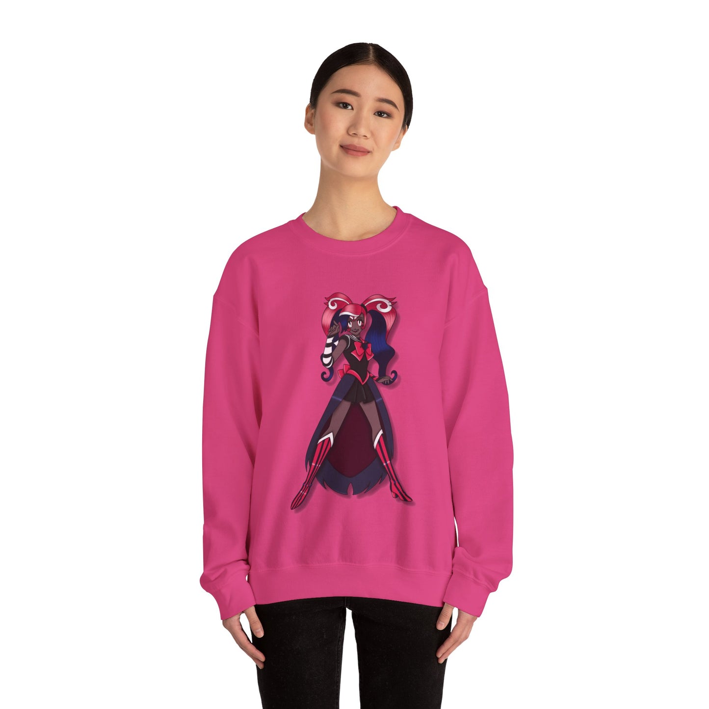 Space Warrior Velvette Heavy Blend™ Crewneck Sweatshirt