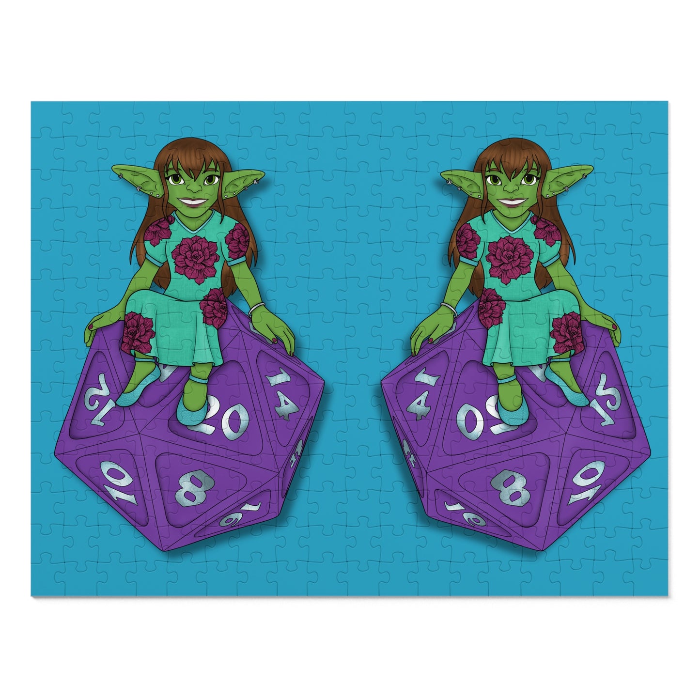 Goblin on a d20 Jigsaw Puzzle