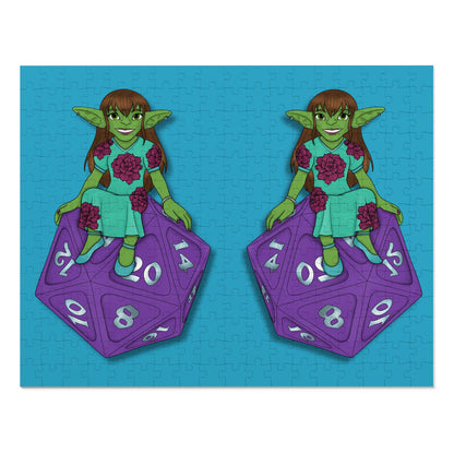 Goblin on a d20 Jigsaw Puzzle