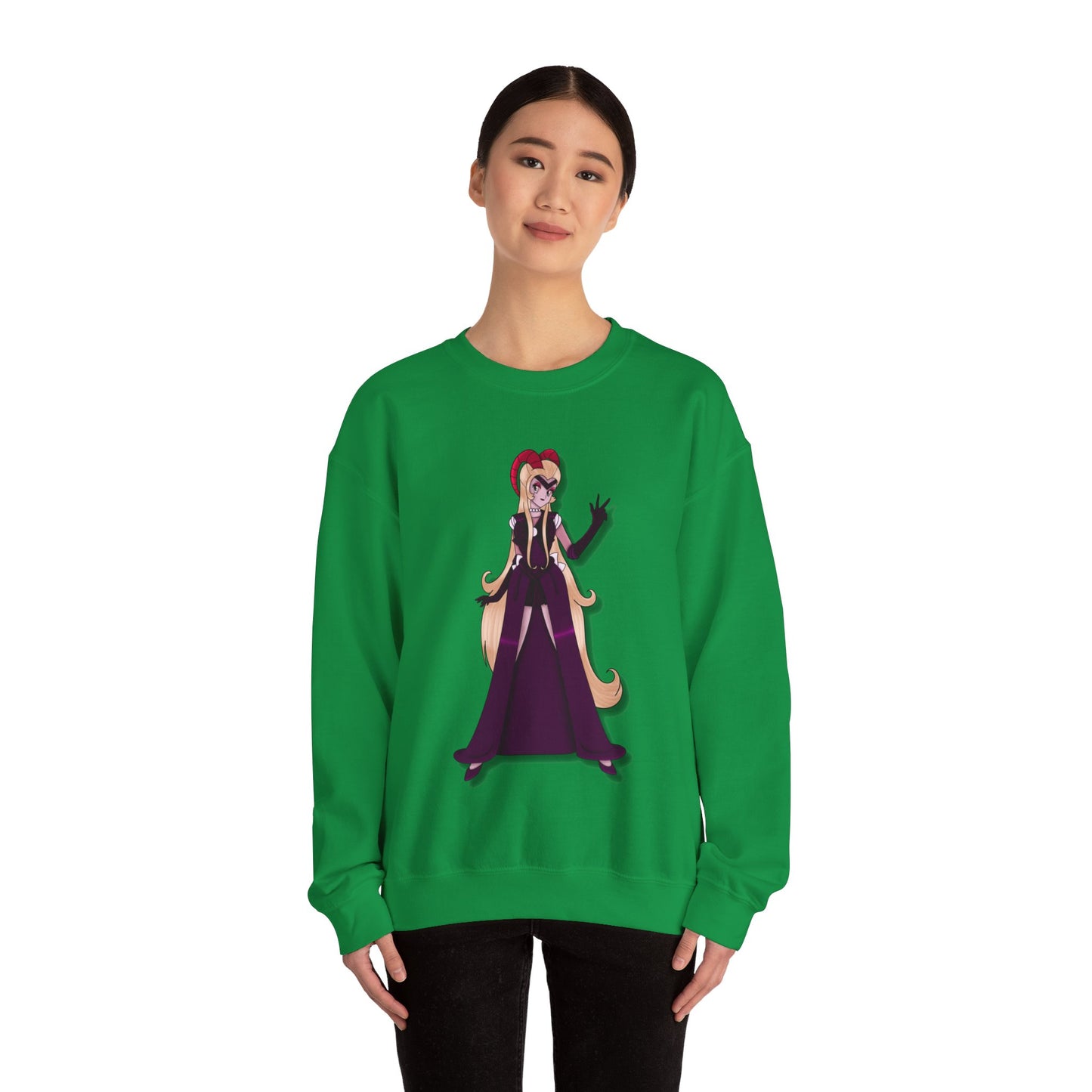 Space Warrior Lilith Heavy Blend™ Crewneck Sweatshirt