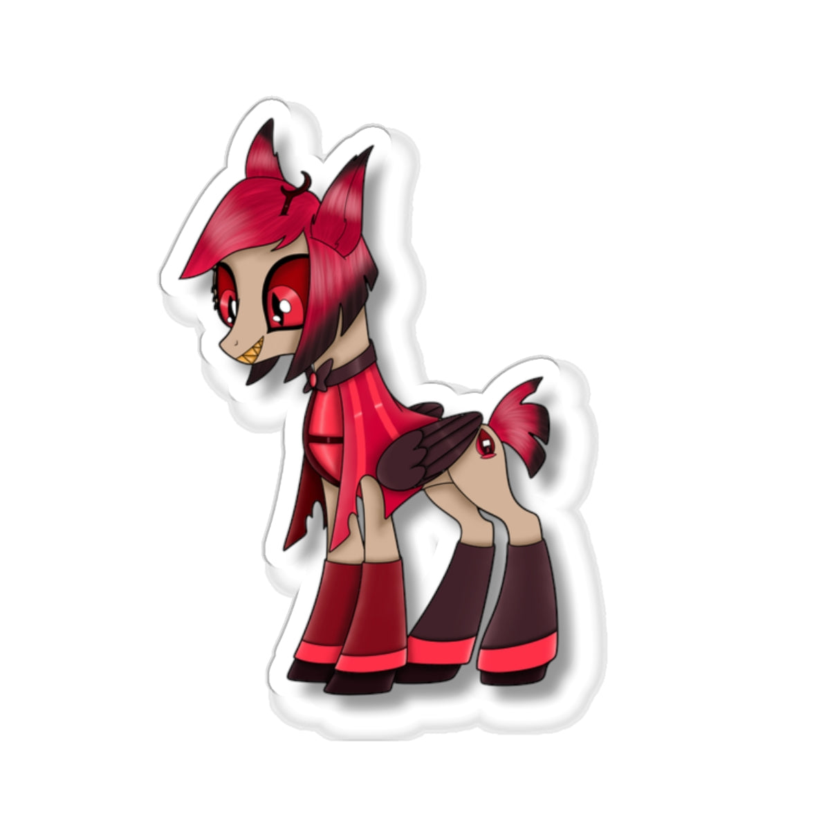 Pony Alastor Kiss-Cut Stickers